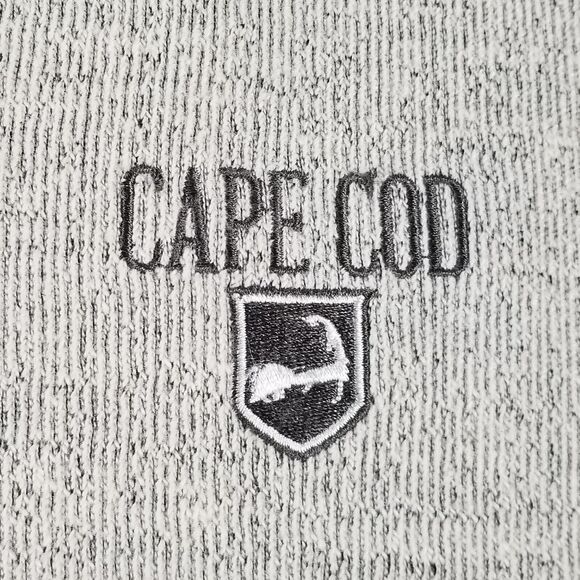 Cuffy's of Cape Cod sweater jacket men's XL extra large gray full zip fleece - Picture 4 of 9